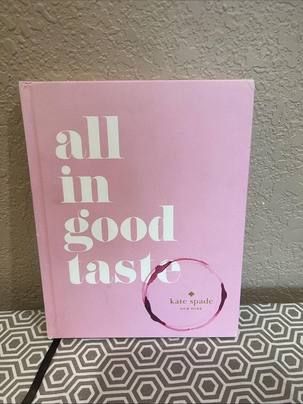 kate spade Pink Hardcover Coffee Table Book